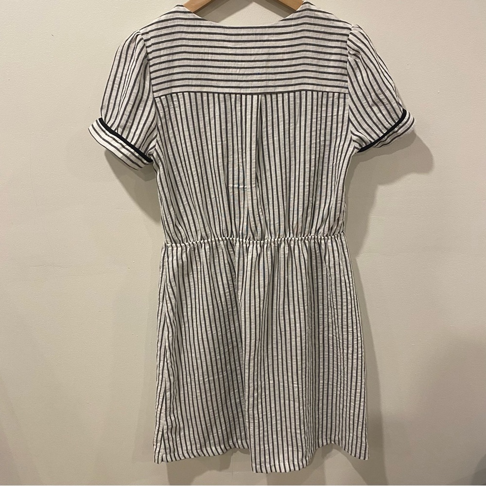 Striped short sleeve dress - Picture 6 of 10